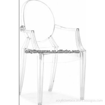 clear acrylic armchair display